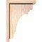 Ekena Millwork Pescadero Smooth Corbel w/Backplate, Douglas Fir, 5 1/2"W x 10"D x 14"H COR06X10X14PEC01SDF - alternate 2